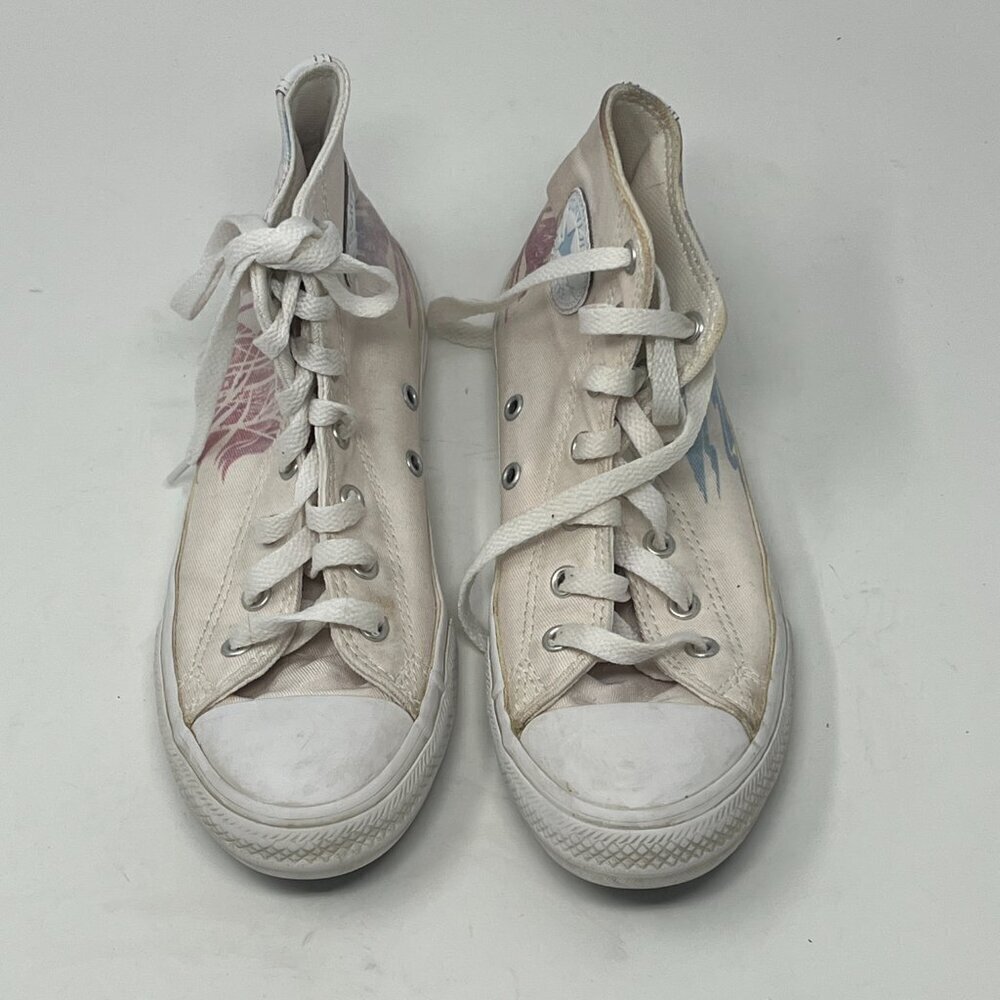 Converse All Star Frozen high-tops shoes 3 girls cream - Picture 2 of 12